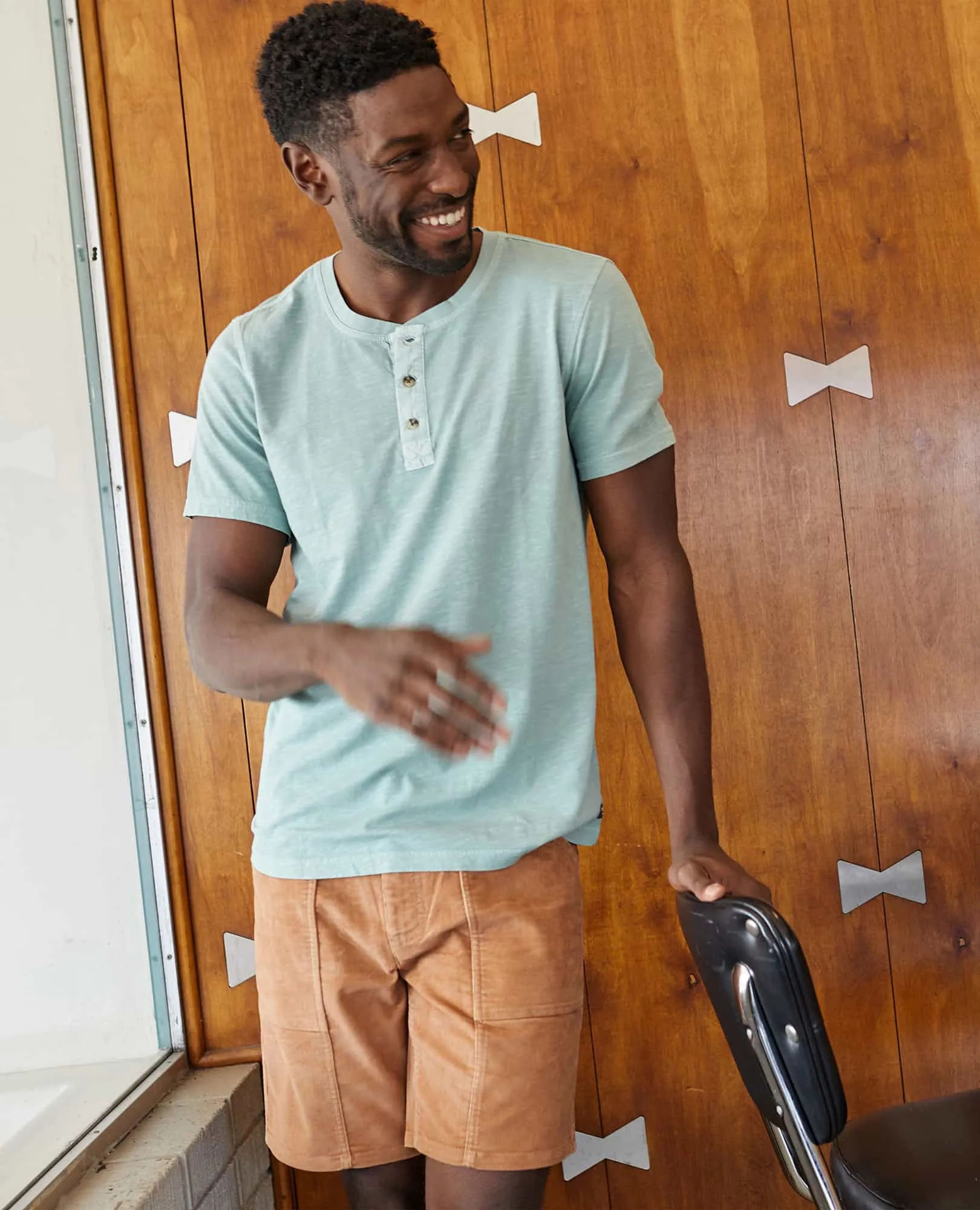 Men's Primo Short Sleeve Henley sold by TOAD&CO