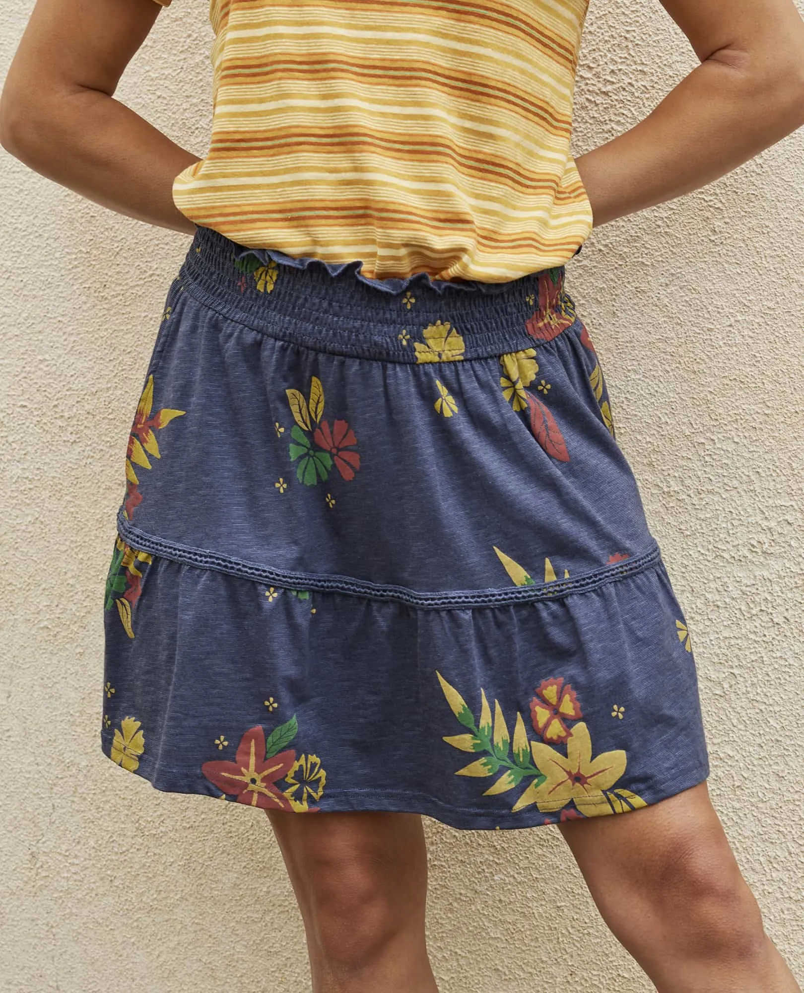 Marigold Ruffle Skirt sold by TOAD&CO