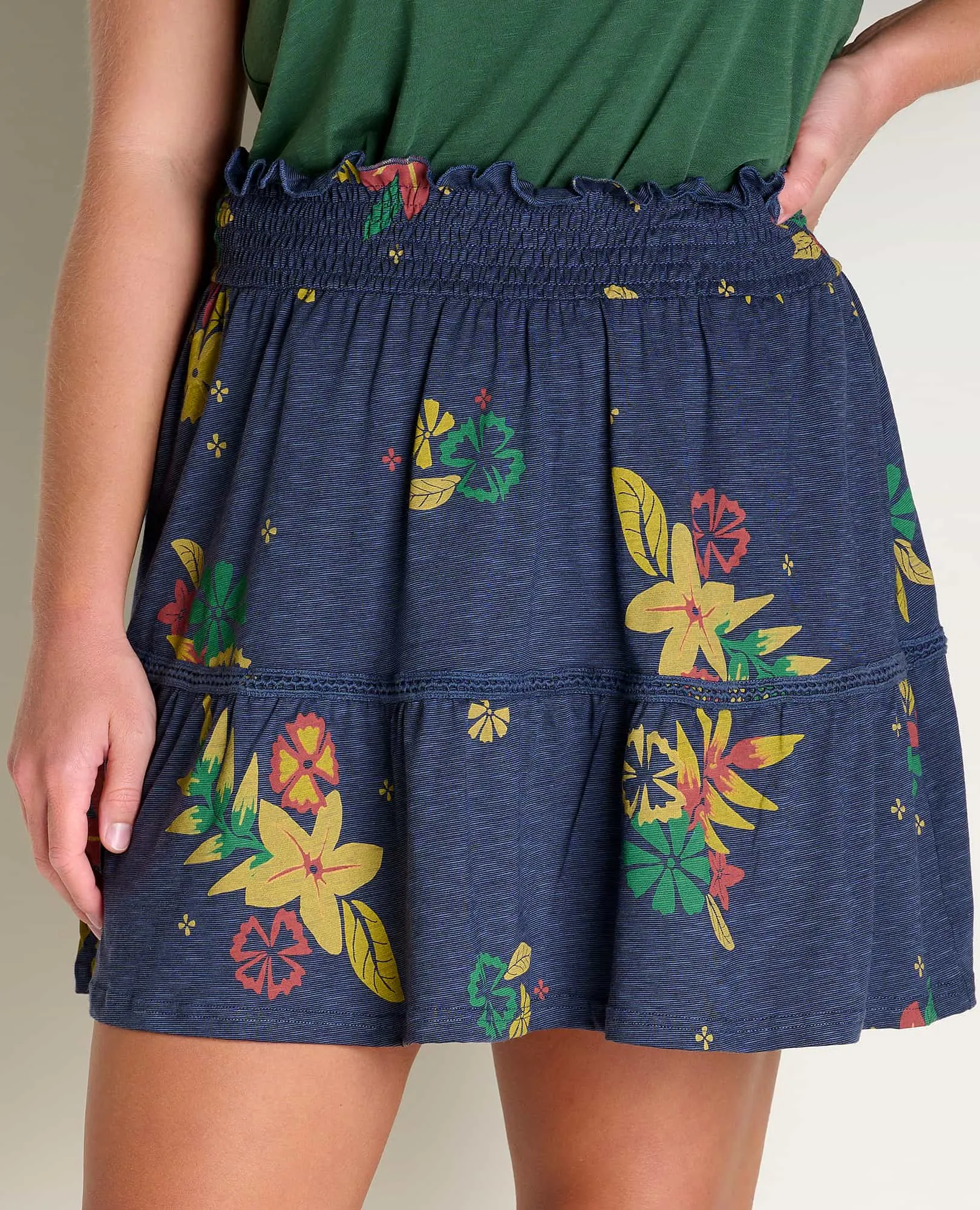 Marigold Ruffle Skirt sold by TOAD&CO product image thumbnail 4