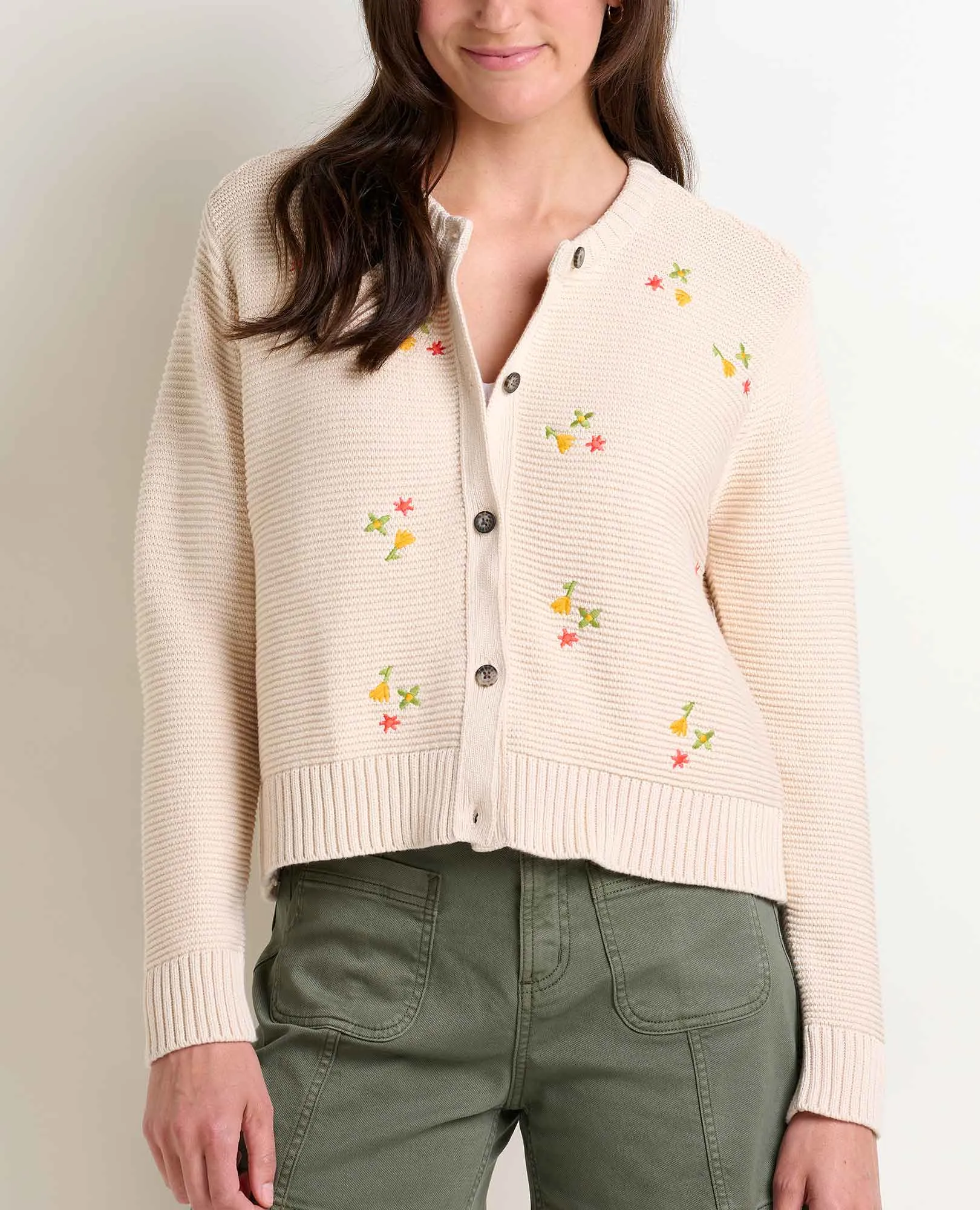 Bianca Crew Cardigan Embroidered sold by TOAD&CO product image thumbnail 3