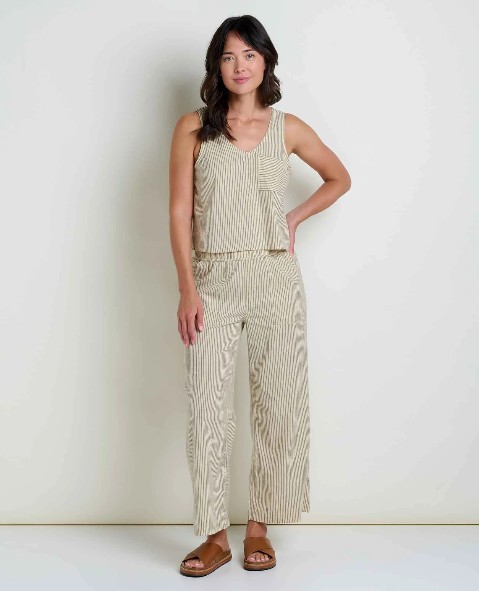 Taj Hemp Button Back Tank II sold by TOAD&CO product image thumbnail 3