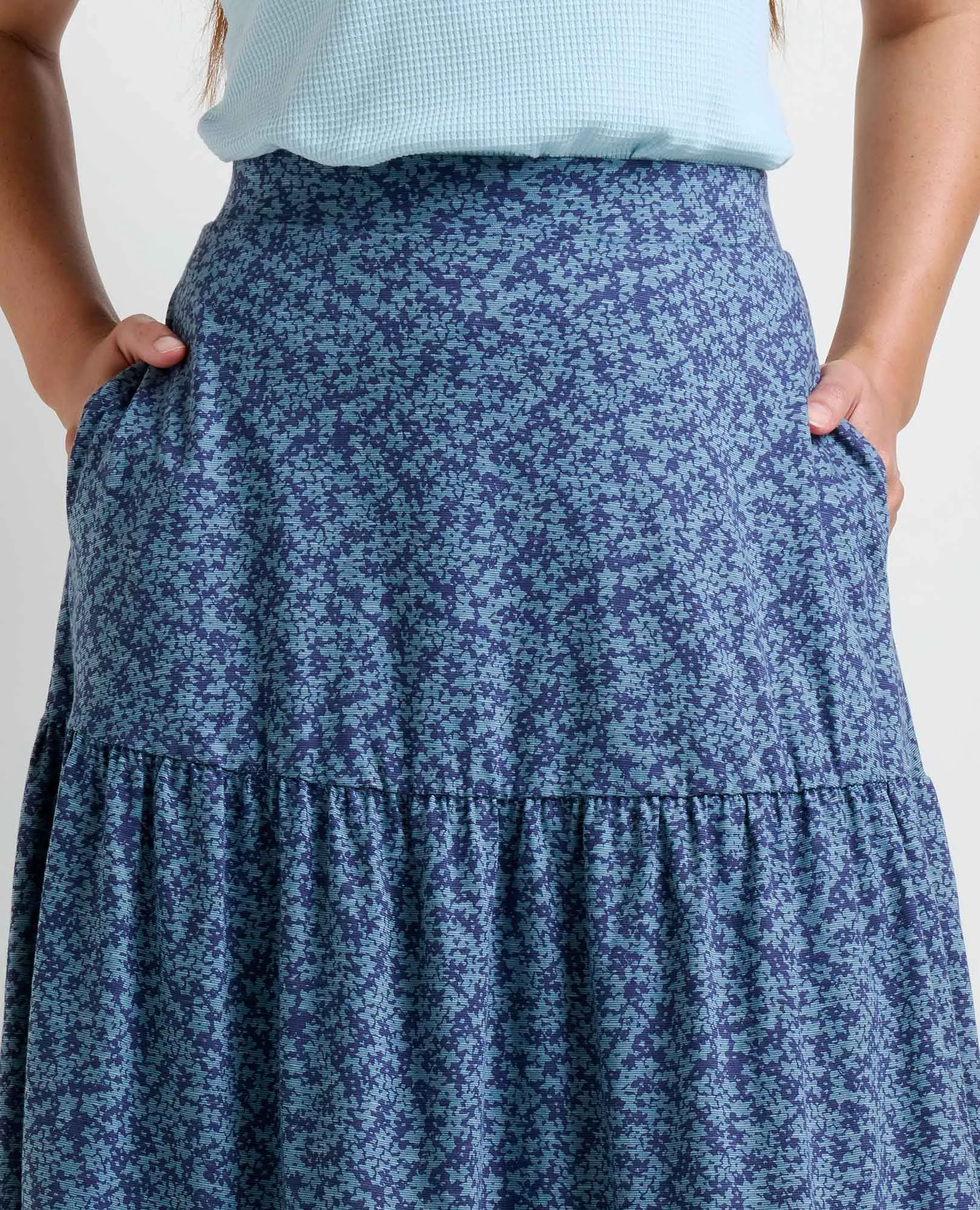 Marigold Tiered Midi Skirt sold by TOAD&CO product image thumbnail 3