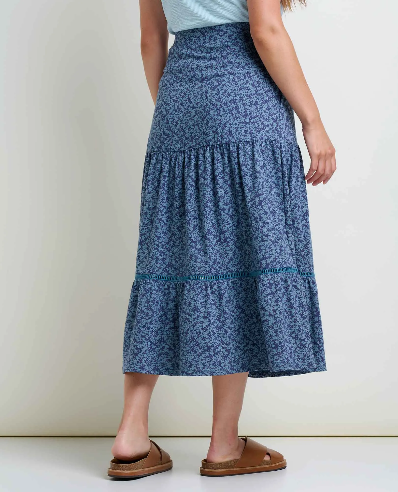 Marigold Tiered Midi Skirt sold by TOAD&CO product image thumbnail 2