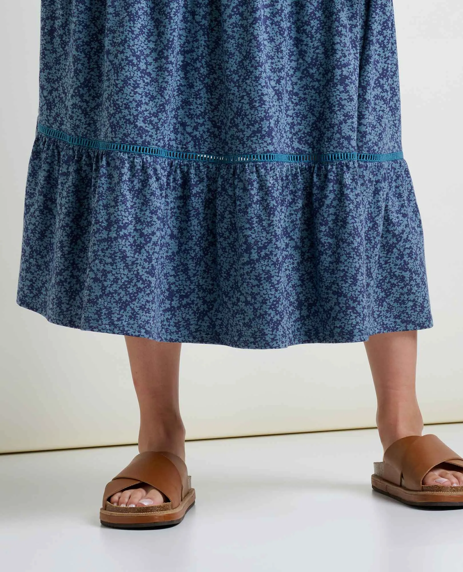 Marigold Tiered Midi Skirt sold by TOAD&CO product image thumbnail 4