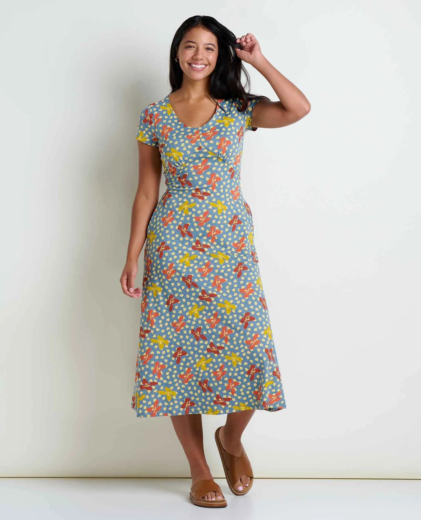 Rose Midi Dress sold by TOAD&CO