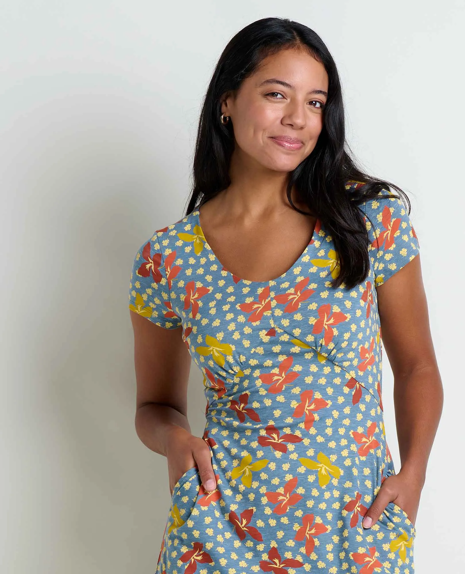 Rose Midi Dress sold by TOAD&CO product image thumbnail 3