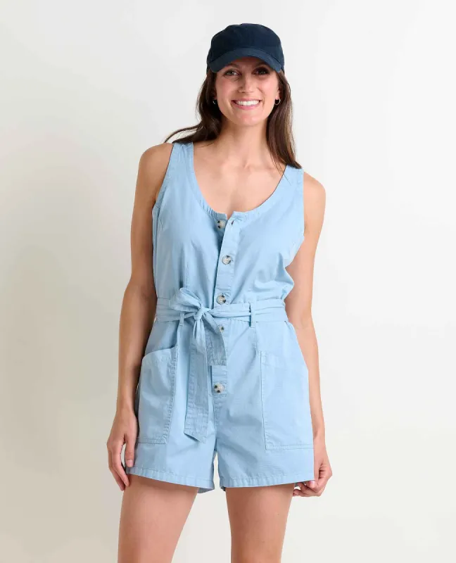 Arroyo Twill Romper sold by TOAD&CO