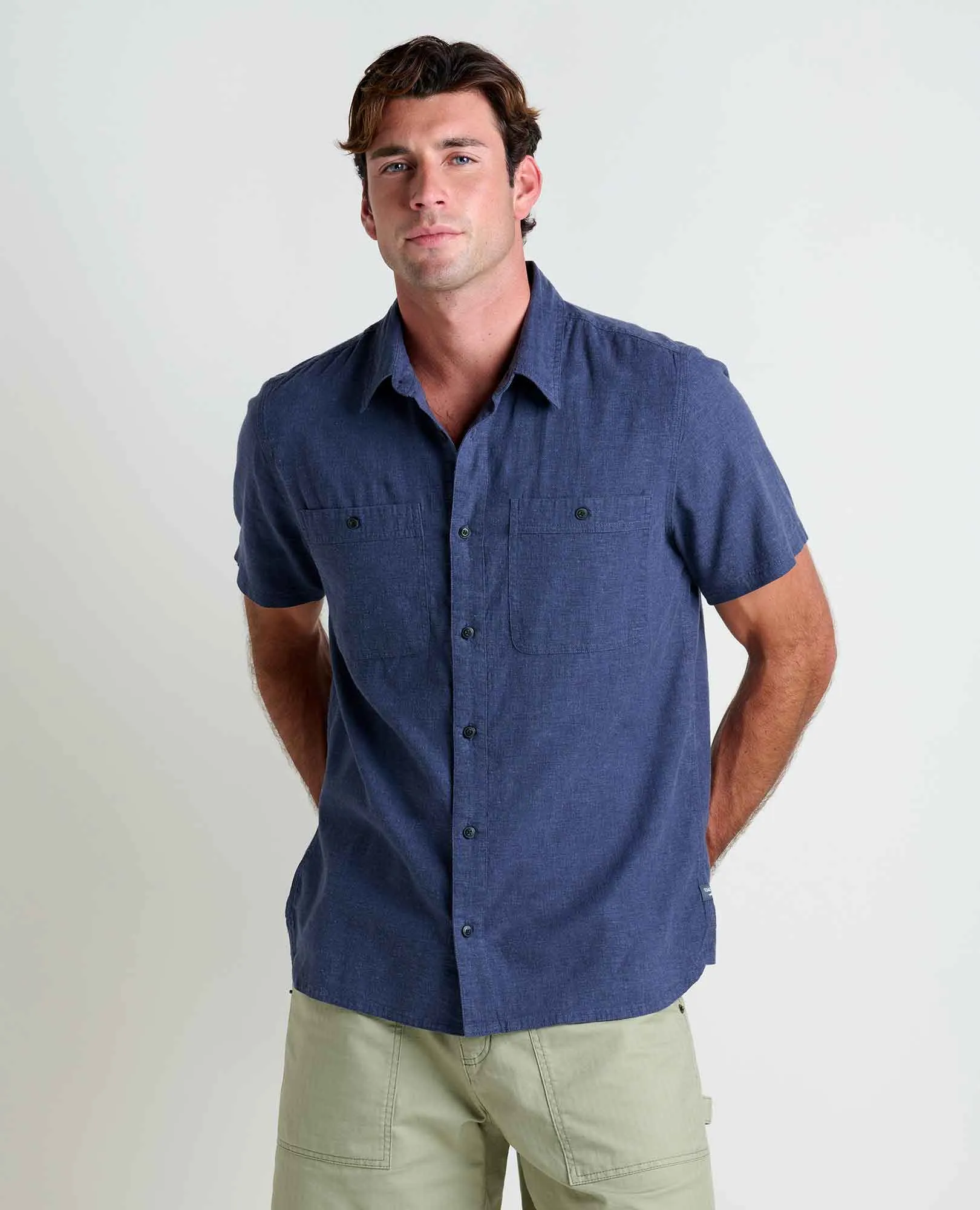 Taj Hemp Short Sleeve Shirt sold by TOAD&CO