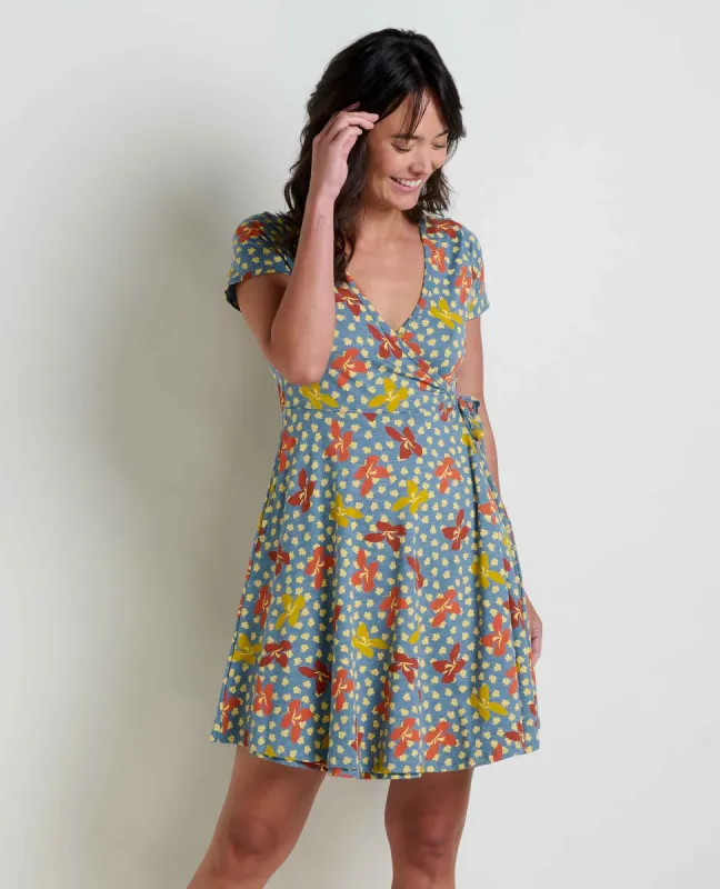 Freesia Wrap Dress sold by TOAD&CO