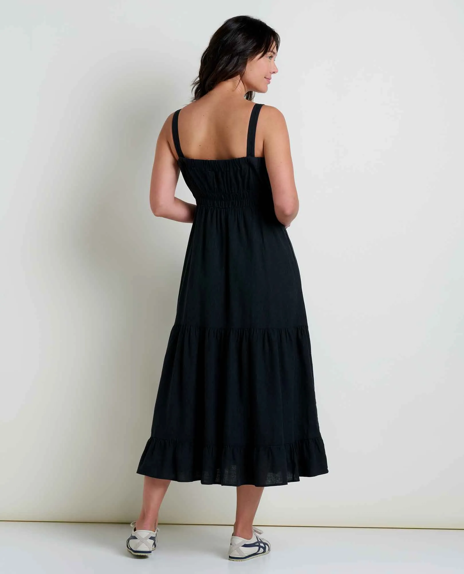 Taj Hemp Tiered Midi Dress sold by TOAD&CO product image thumbnail 2