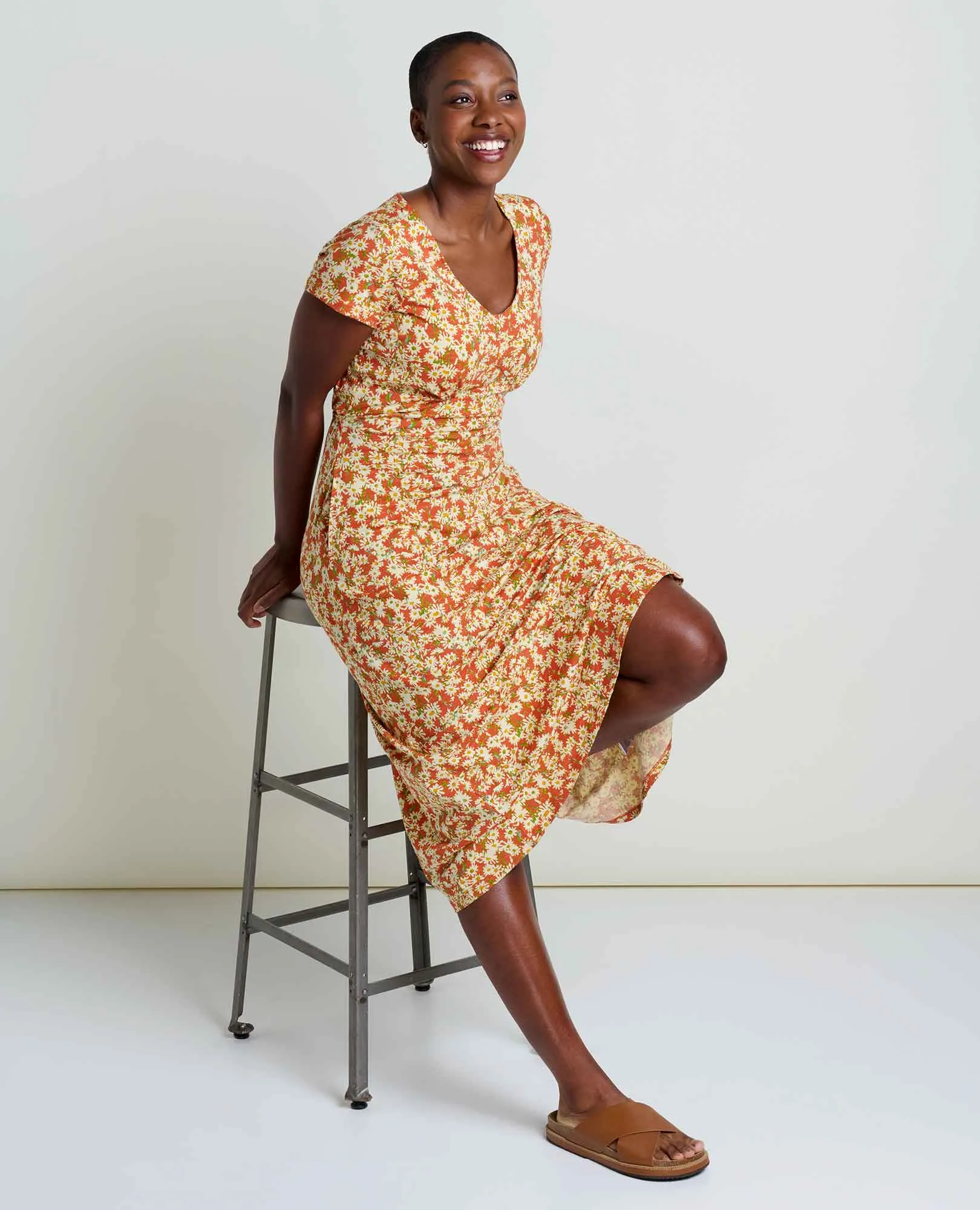 Rose Midi Dress sold by TOAD&CO product image thumbnail 5