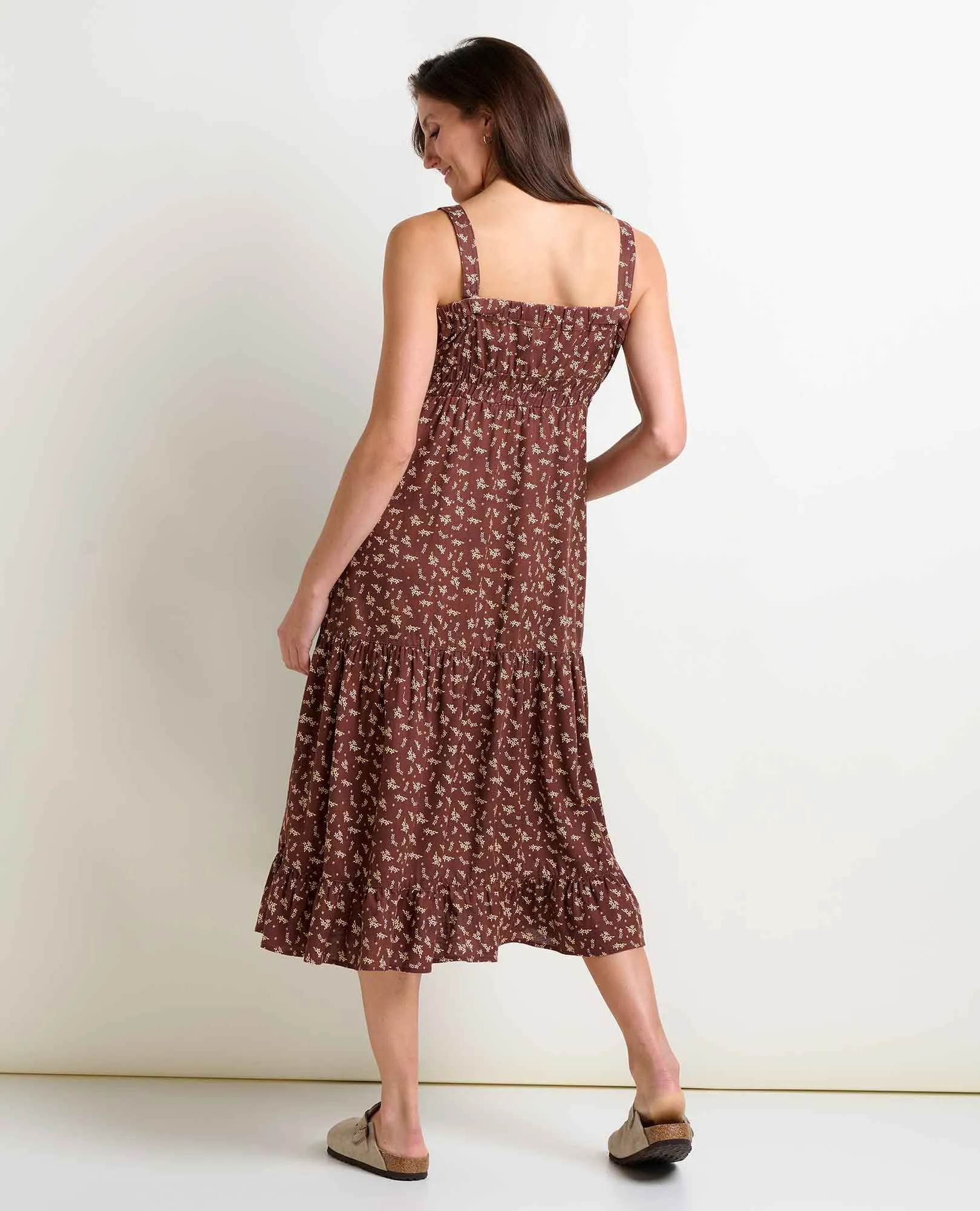 Taj Hemp Tiered Midi Dress sold by TOAD&CO product image thumbnail 2