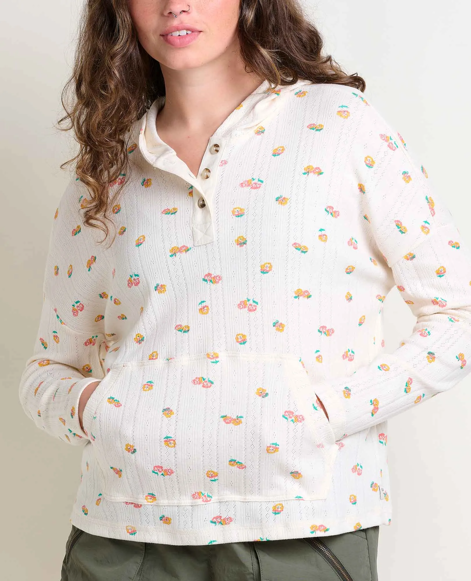 Foothill Pointelle Hoodie sold by TOAD&CO product image thumbnail 3