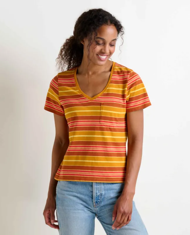 Grom V-Neck Tee sold by TOAD&CO