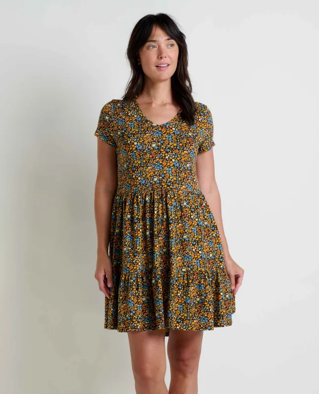 Marley Tiered Short Sleeve Dress sold by TOAD&CO