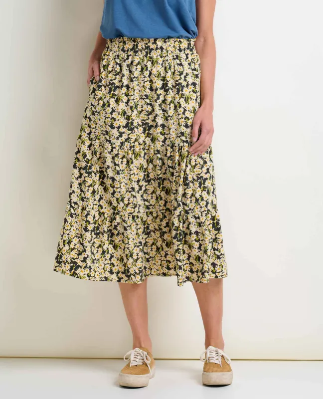 Sunkissed Tiered Midi Skirt sold by TOAD&CO