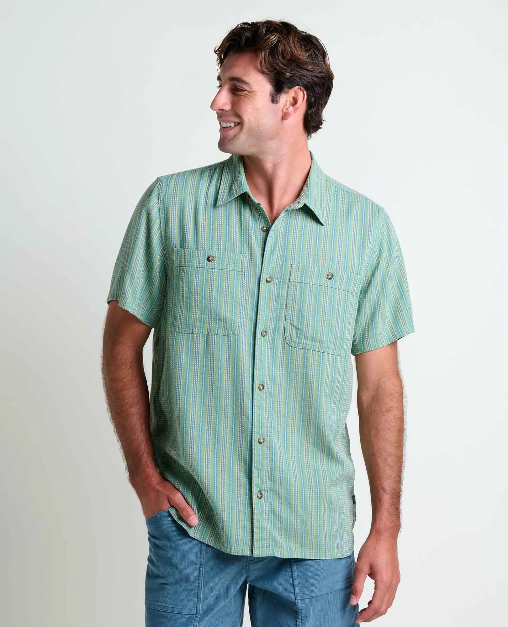 Taj Hemp Short Sleeve Shirt sold by TOAD&CO
