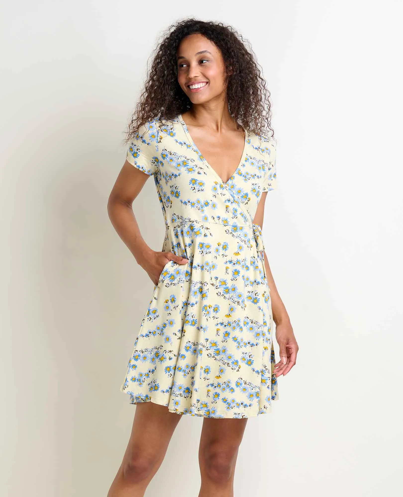 Freesia Wrap Dress sold by TOAD&CO