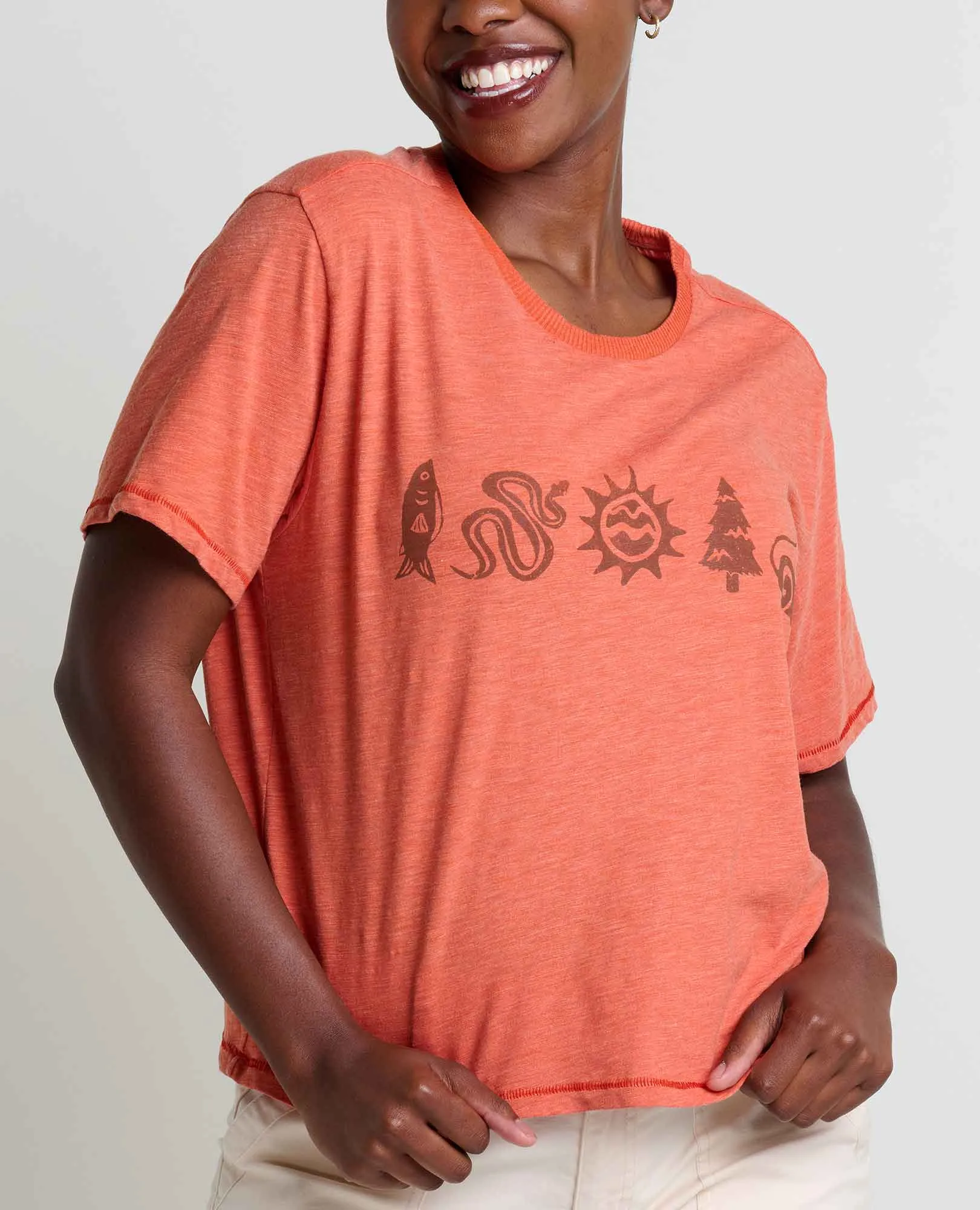 Women's Boundless Jersey Crew sold by TOAD&CO product image thumbnail 3