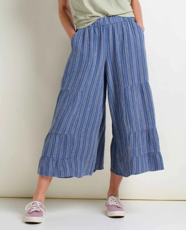Tate Double Weave Palazzo Pant sold by TOAD&CO