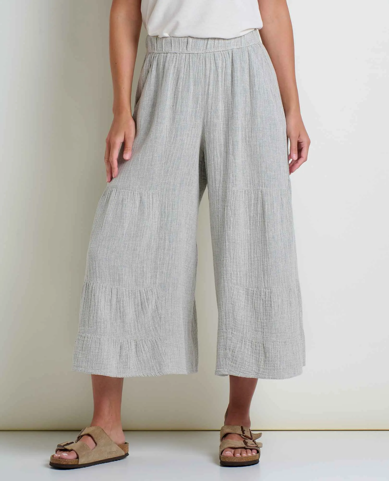 Tate Double Weave Palazzo Pant sold by TOAD&CO