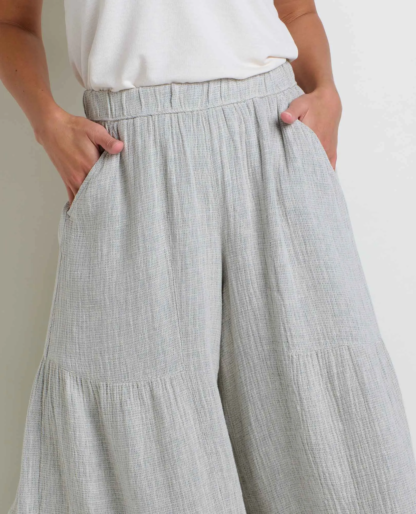 Tate Double Weave Palazzo Pant sold by TOAD&CO product image thumbnail 3