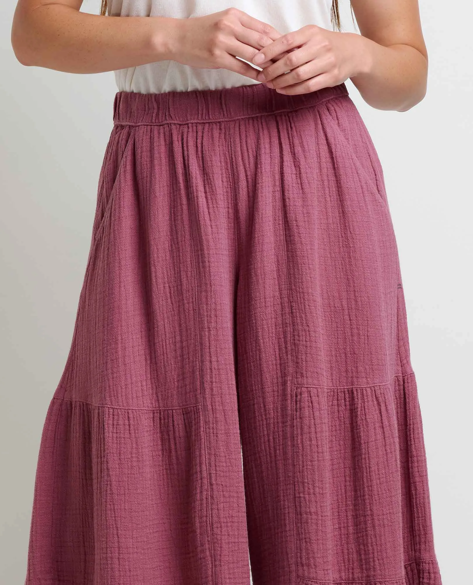 Tate Double Weave Palazzo Pant sold by TOAD&CO product image thumbnail 3