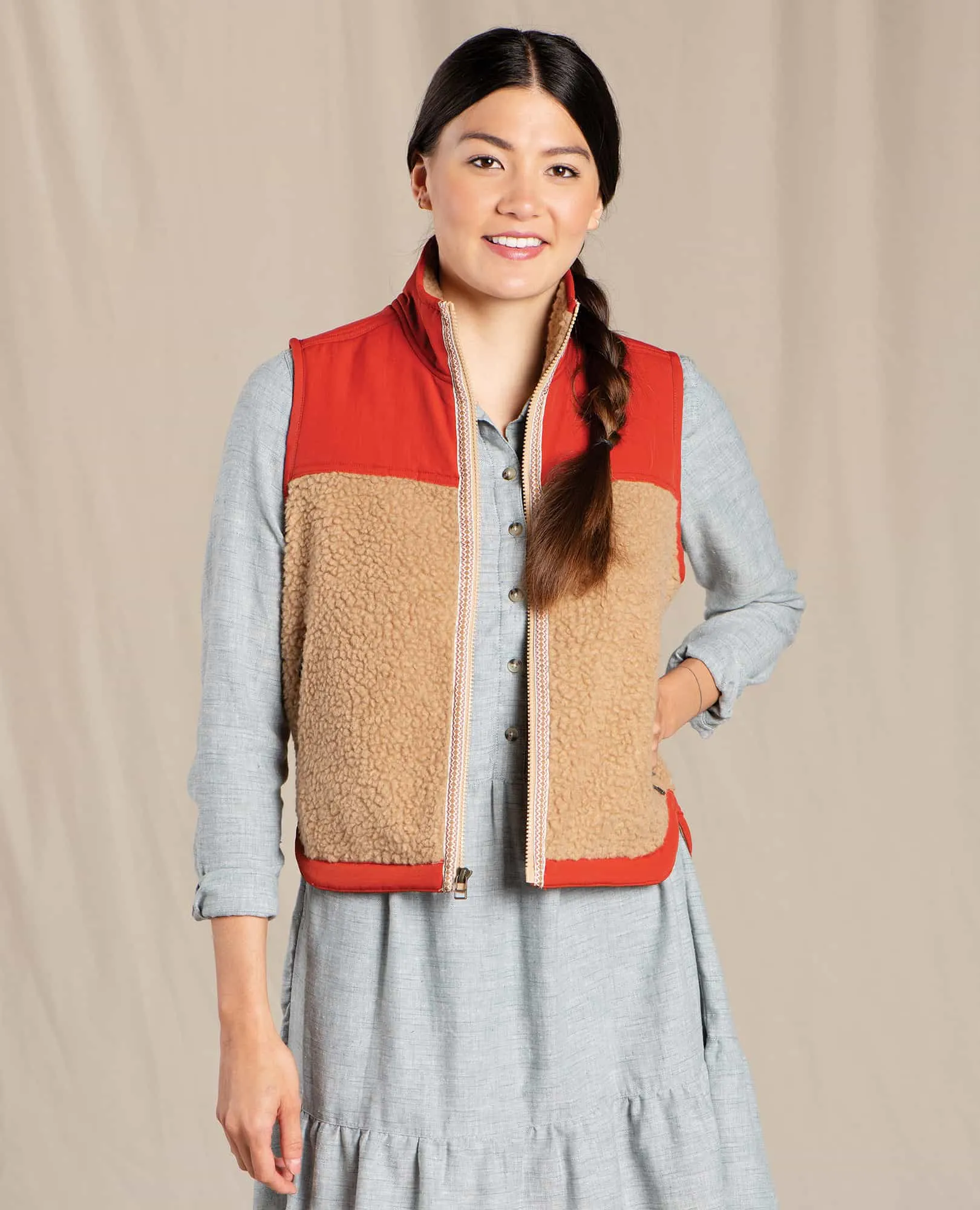 Women's Sespe Sherpa Vest sold by TOAD&CO product image thumbnail 2