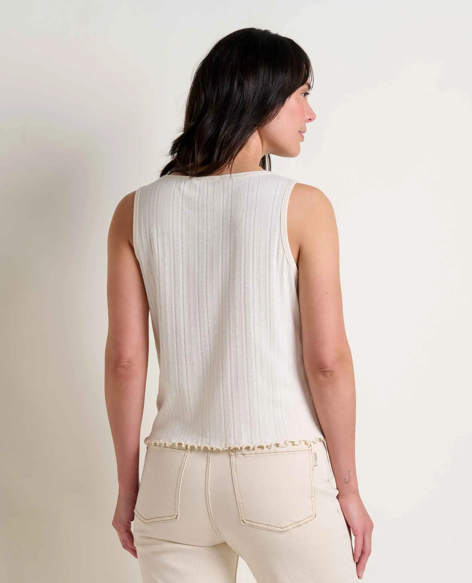Foothill Pointelle Button Tank sold by TOAD&CO product image thumbnail 2
