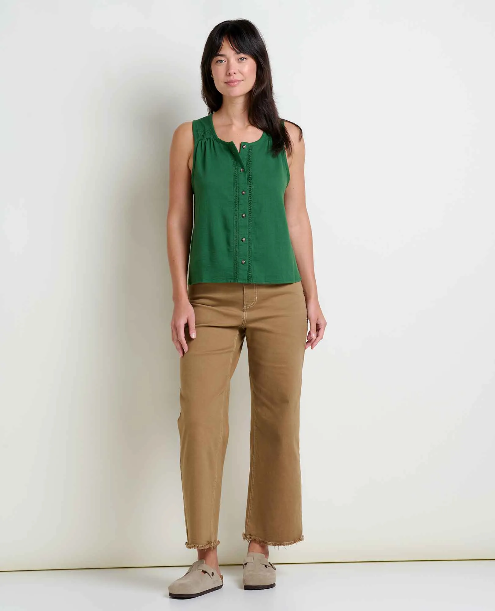 Manzana Button Front Tank sold by TOAD&CO product image thumbnail 3