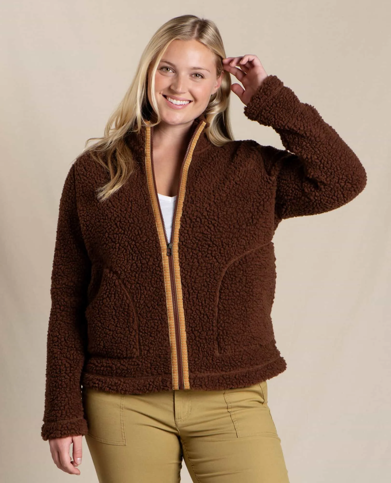 Women's Sespe Sherpa Zip Jacket sold by TOAD&CO