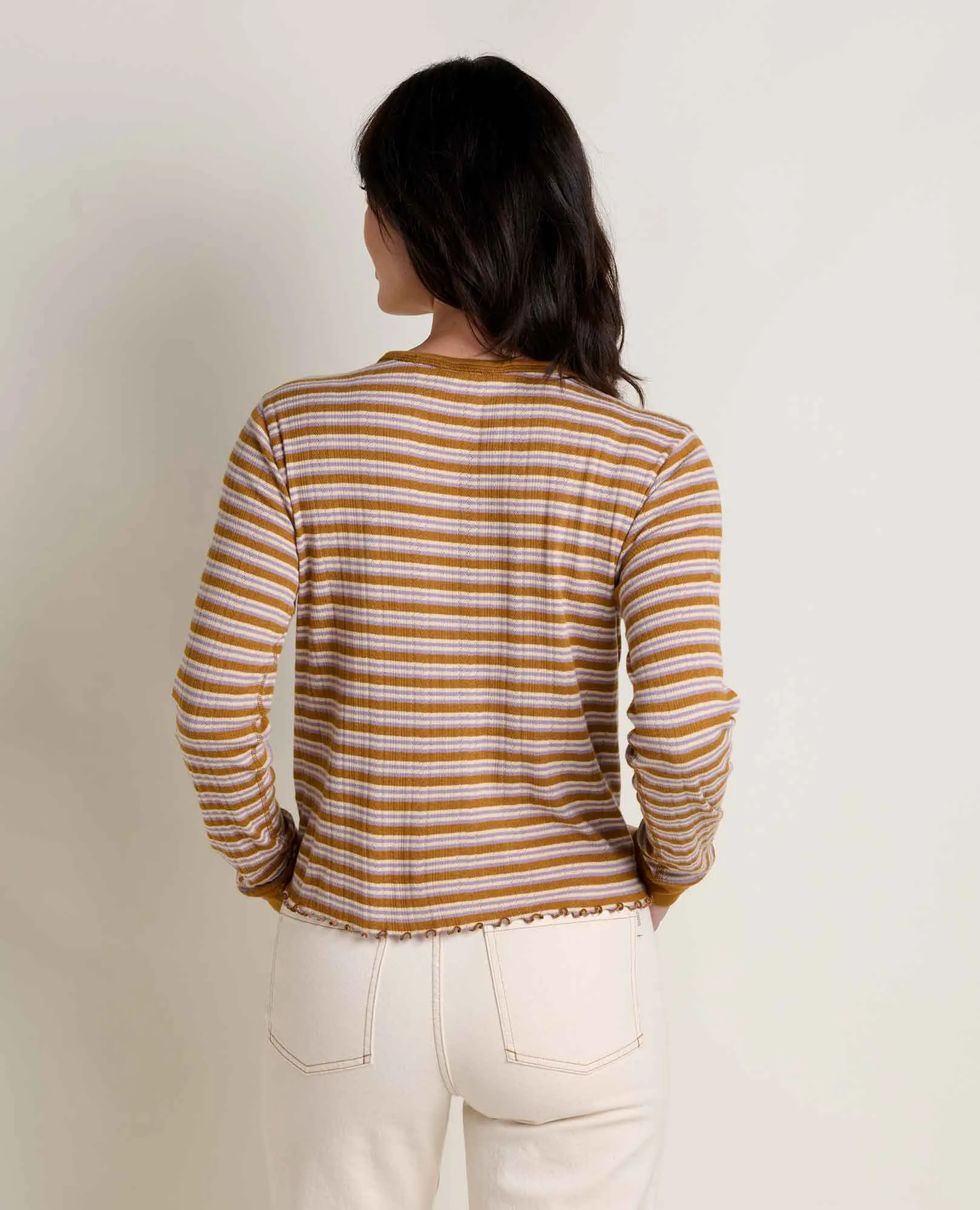 Foothill Pointelle Long Sleeve Crew sold by TOAD&CO product image thumbnail 2