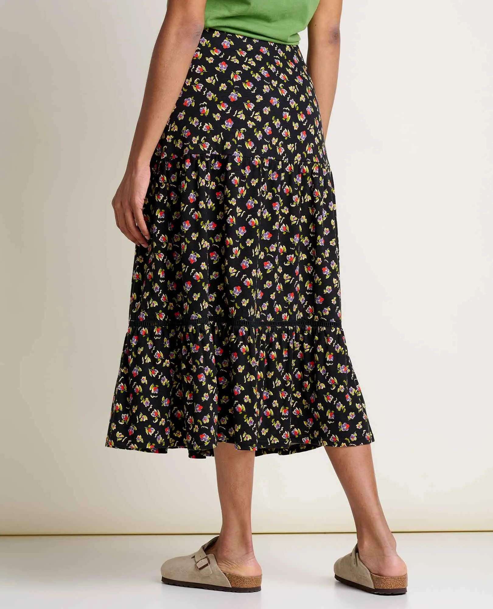 Marigold Tiered Midi Skirt sold by TOAD&CO product image thumbnail 2