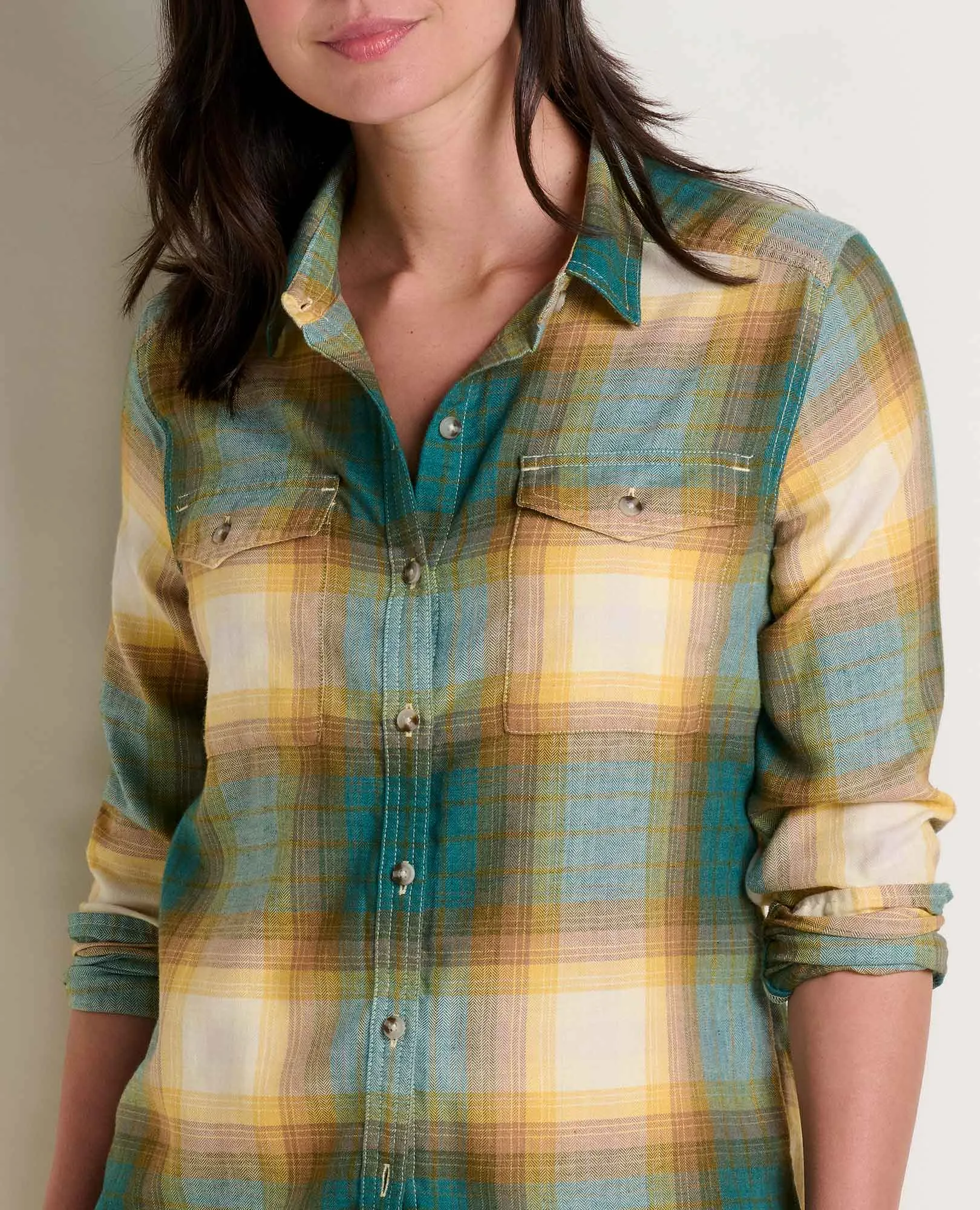 Re-Form Flannel Shirt sold by TOAD&CO product image thumbnail 3