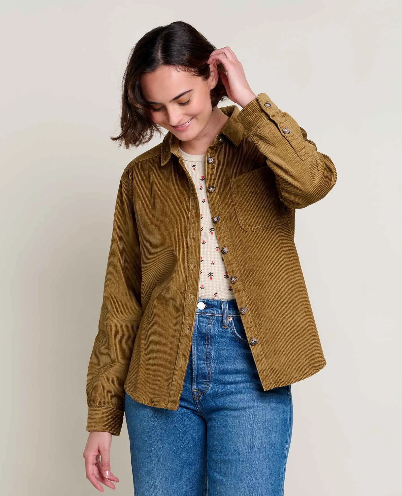 Women's Cascadia Cord Shirt sold by TOAD&CO
