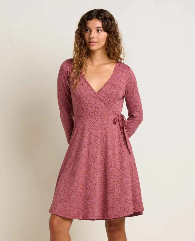 Freesia Long Sleeve Wrap Dress sold by TOAD&CO