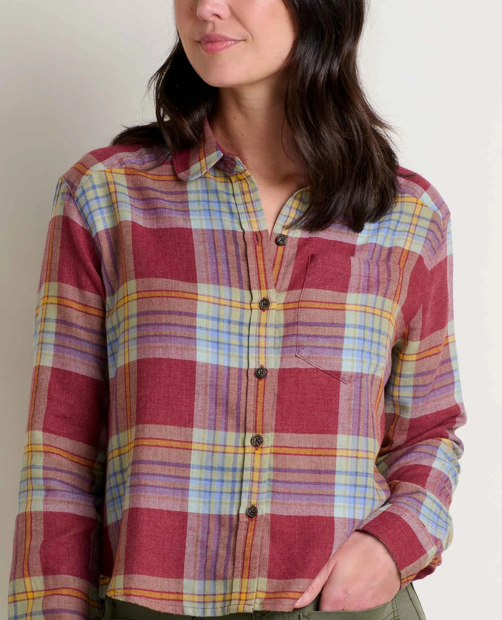 Re-Form Flannel Boxy Shirt sold by TOAD&CO product image thumbnail 3