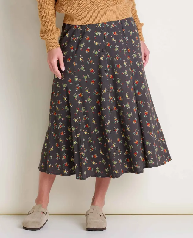 Manzana Paneled Midi Skirt sold by TOAD&CO