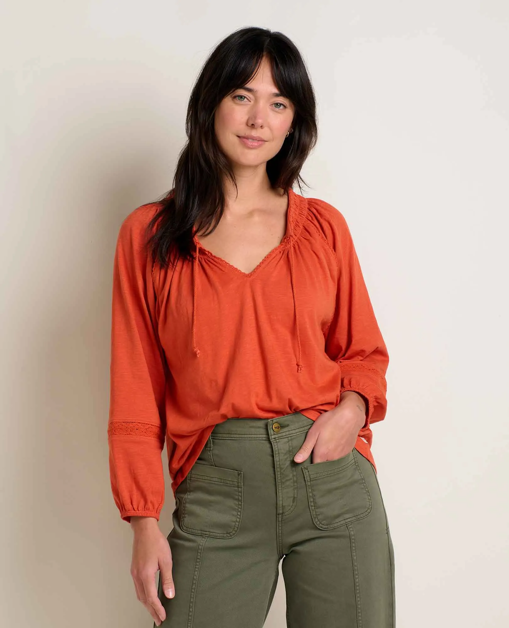 Women's Primo Peasant Top sold by TOAD&CO