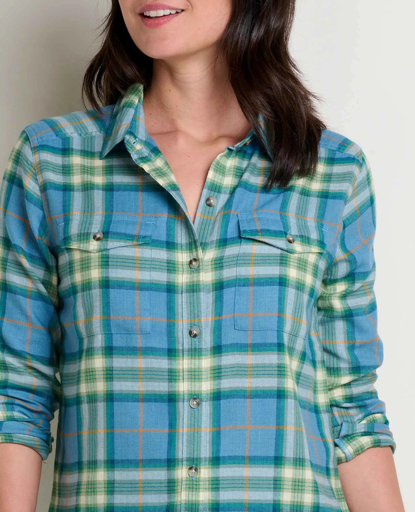 Re-Form Flannel Shirt sold by TOAD&CO product image thumbnail 3