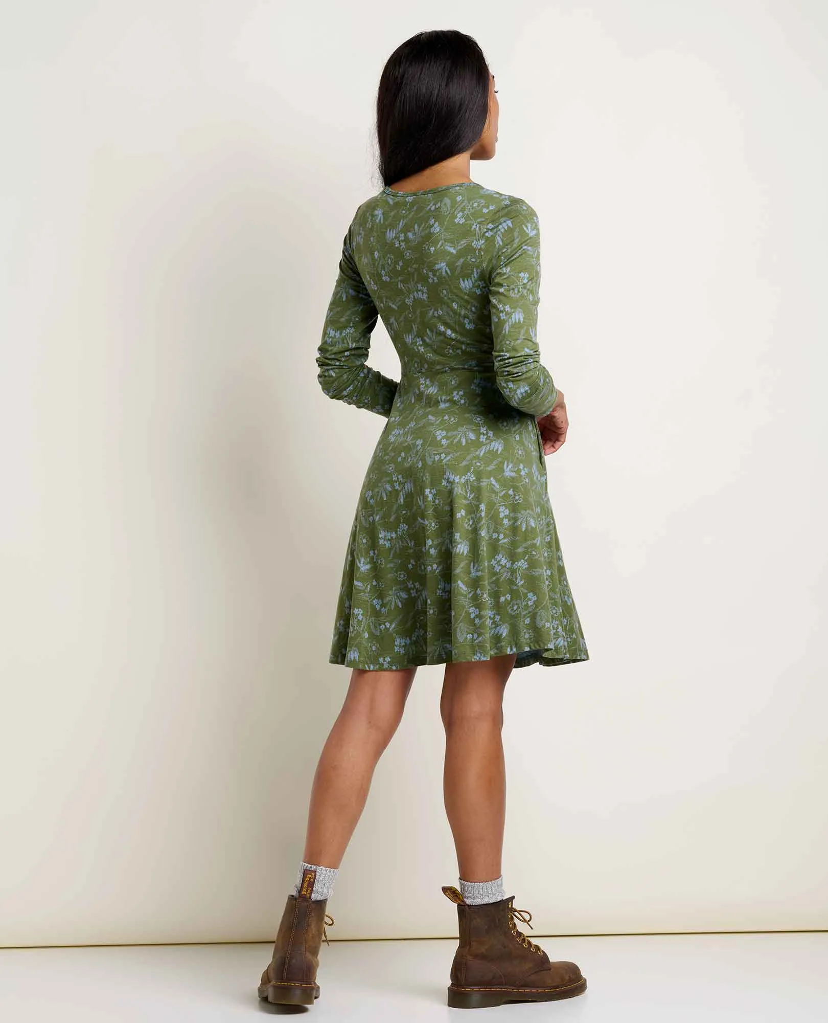 Freesia Long Sleeve Wrap Dress sold by TOAD&CO product image thumbnail 4