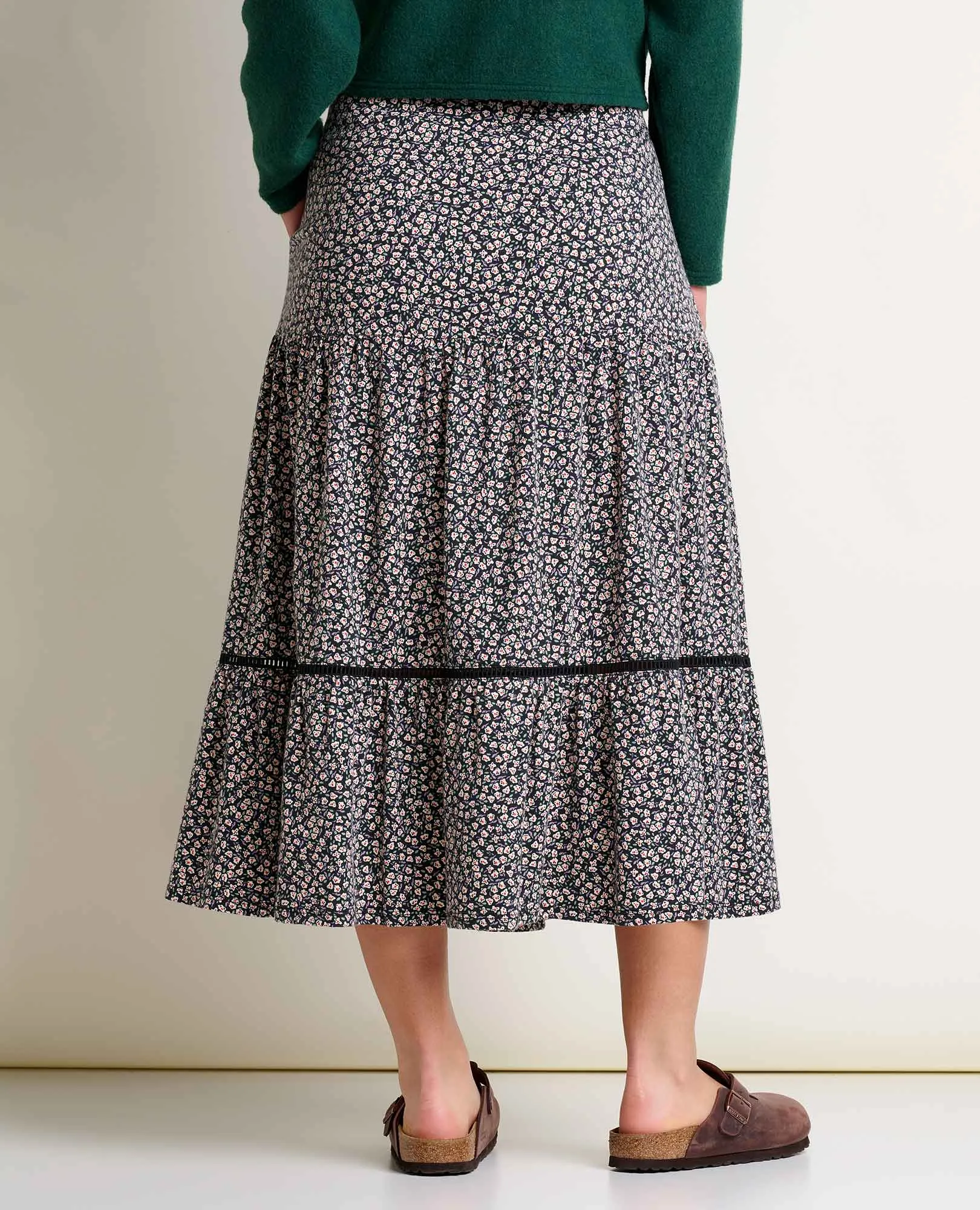Marigold Tiered Midi Skirt sold by TOAD&CO product image thumbnail 2