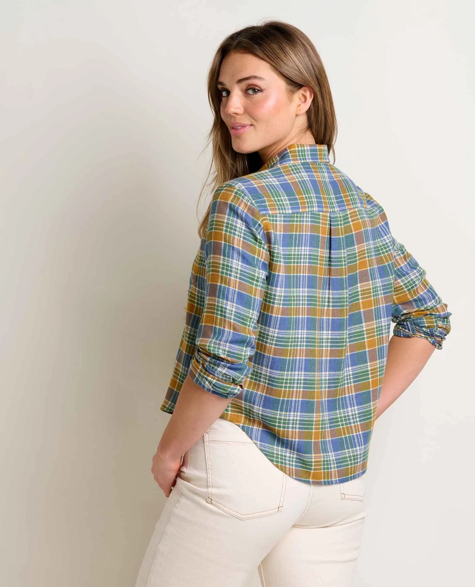 Re-Form Flannel Boxy Shirt sold by TOAD&CO product image thumbnail 2