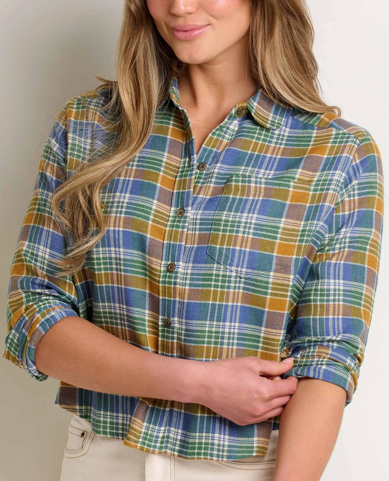 Re-Form Flannel Boxy Shirt sold by TOAD&CO product image thumbnail 3