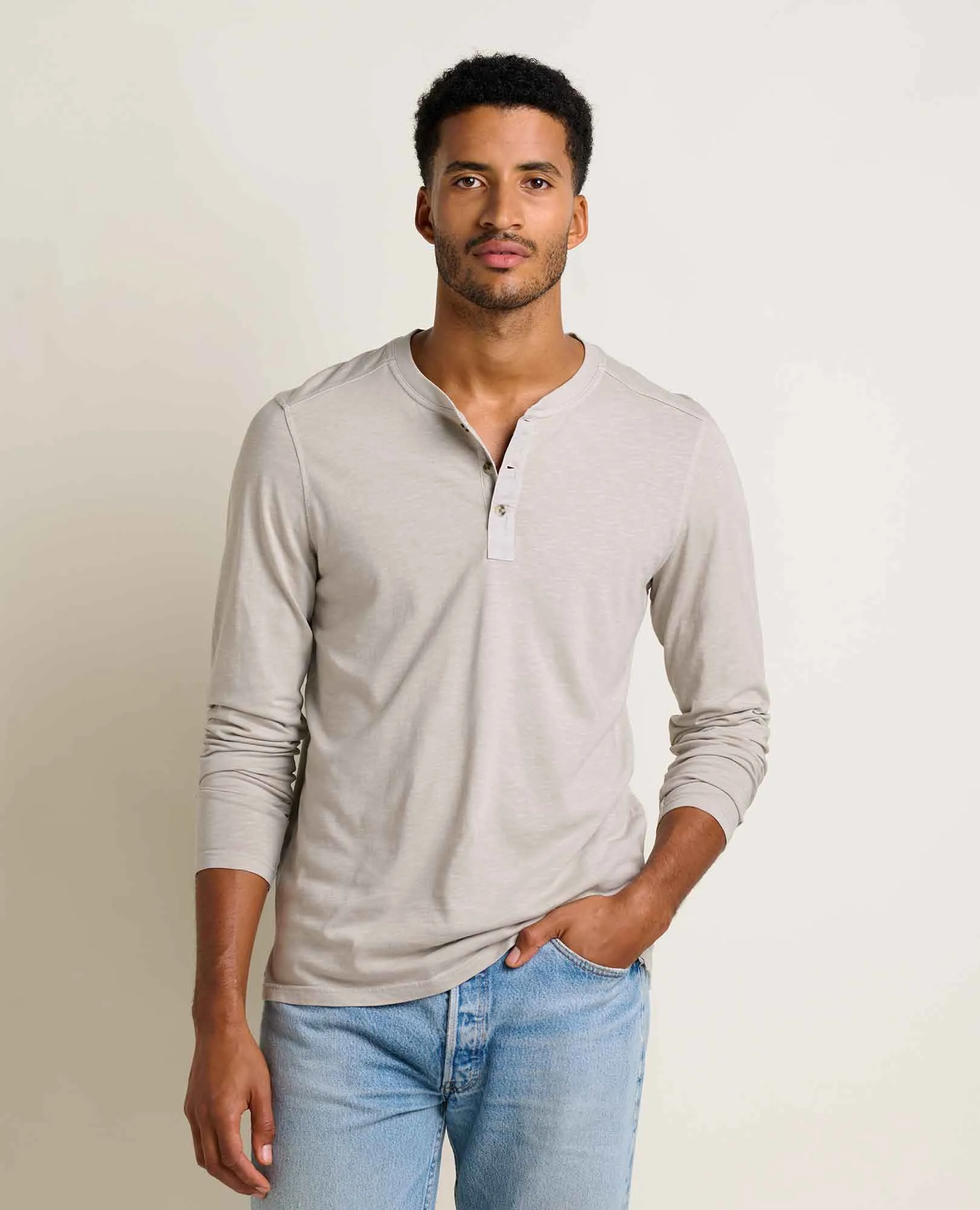 Men's Primo Long Sleeve Henley sold by TOAD&CO