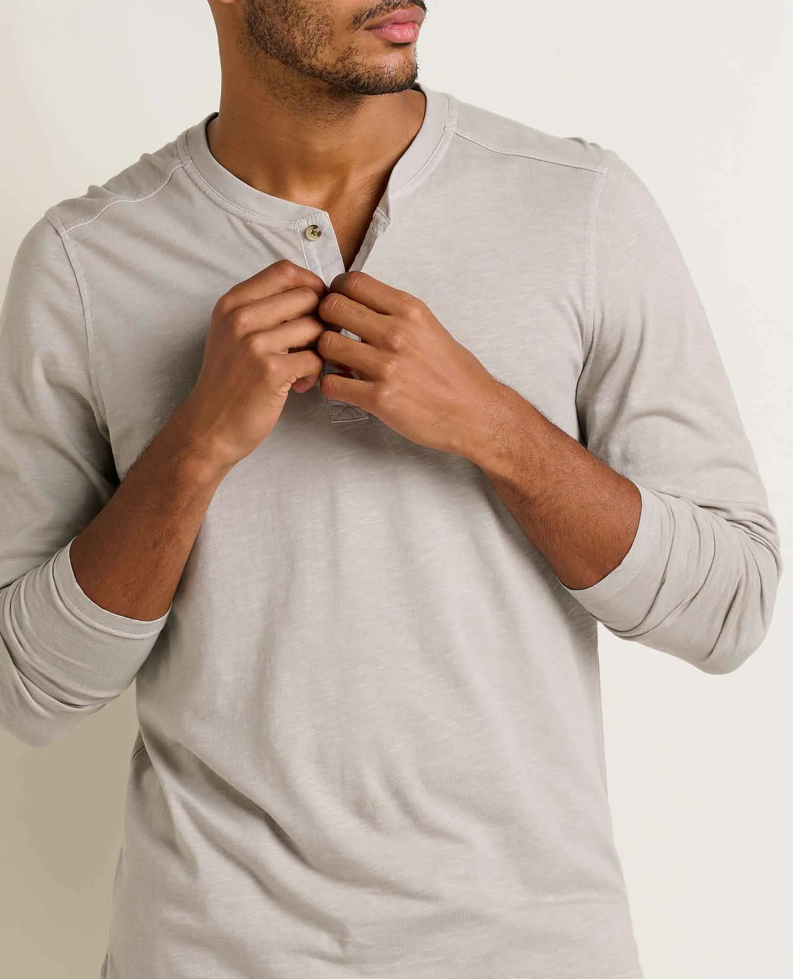 Men's Primo Long Sleeve Henley sold by TOAD&CO product image thumbnail 3