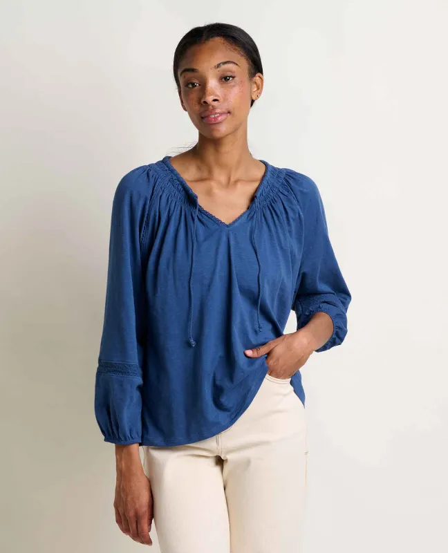 Women's Primo Peasant Top sold by TOAD&CO