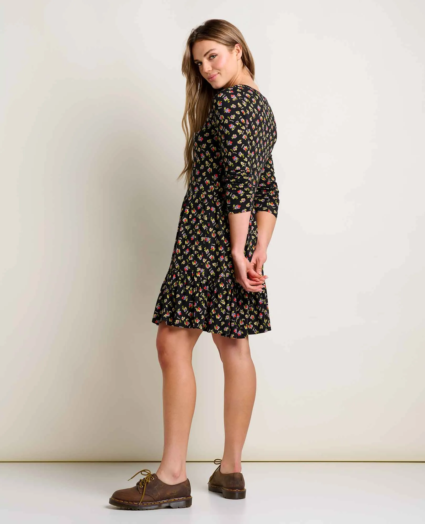 Marley Tiered Long Sleeve Dress sold by TOAD&CO product image thumbnail 4