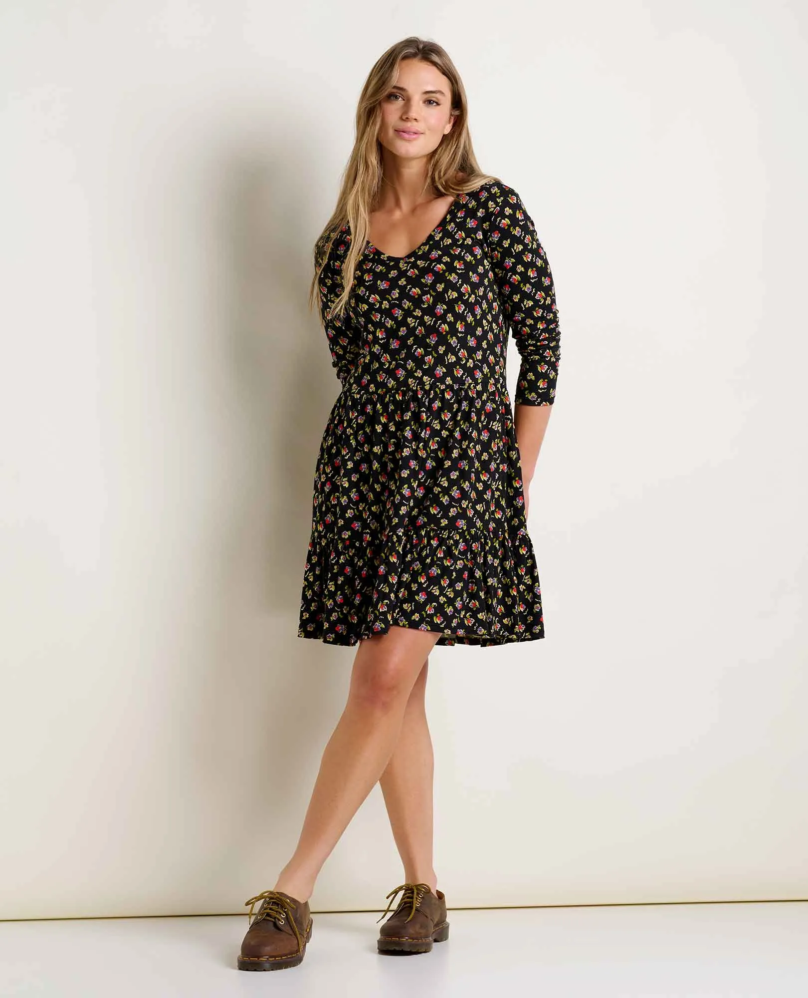 Marley Tiered Long Sleeve Dress sold by TOAD&CO product image thumbnail 3
