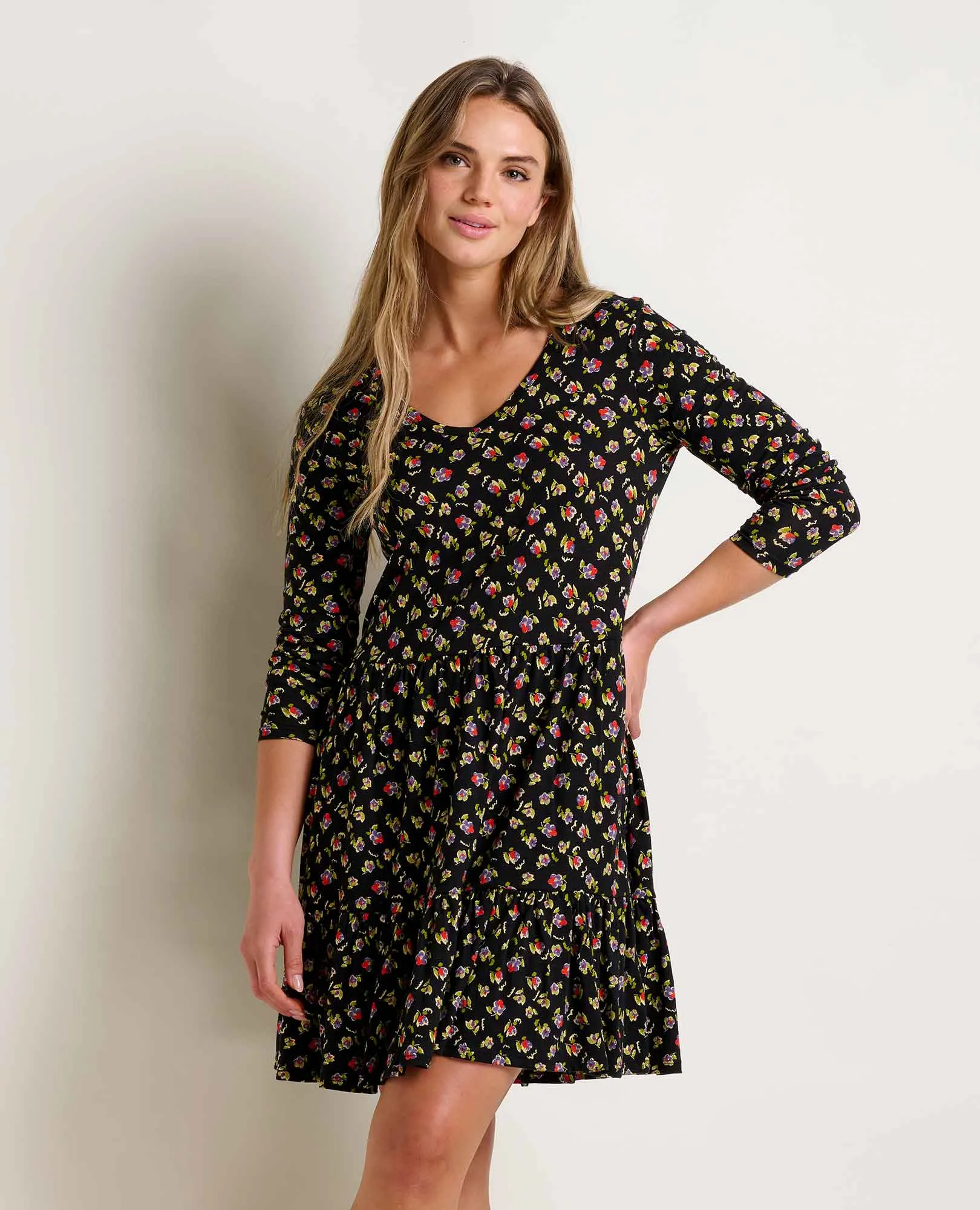 Marley Tiered Long Sleeve Dress sold by TOAD&CO